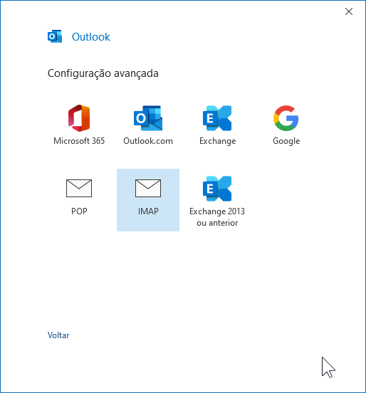 Outlook imap